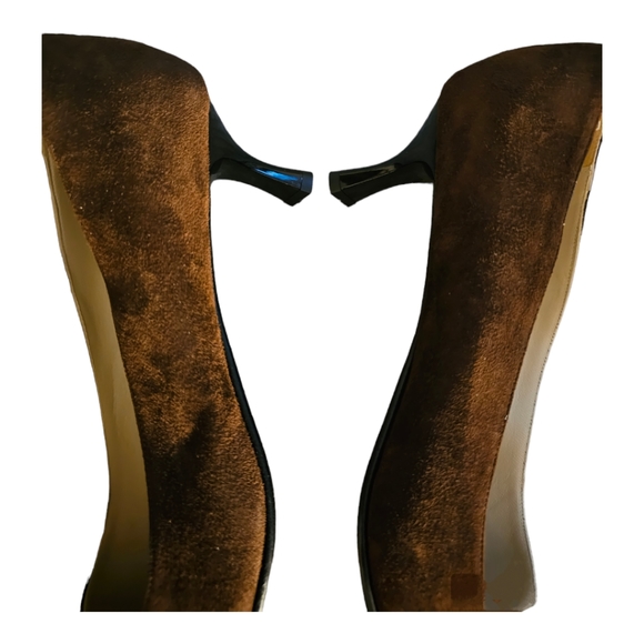 EC | Lumiani | Made in Italy | Brown Suede Style 2½" Heels | Size: 13 - Picture 9 of 16